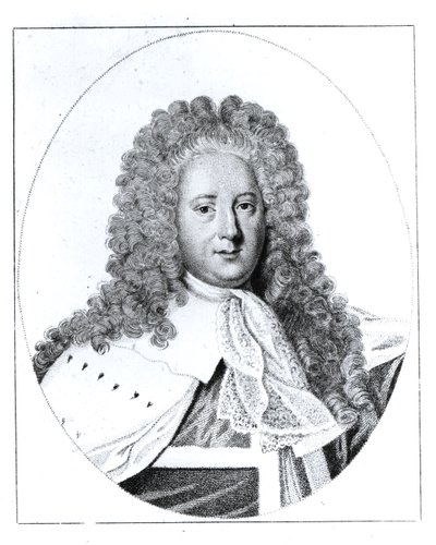 亨利圣约翰（1678-1751）第一子爵博林布鲁克的肖像 作者 英语学校