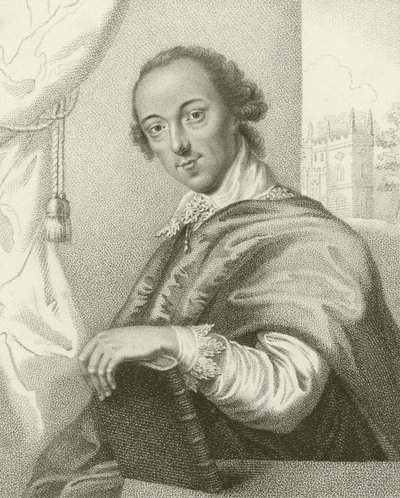 Horace Walpole的肖像 作者 英语学校