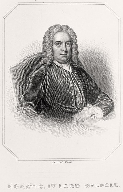 霍拉索肖像，瓦尔波勒第一勋爵，1835年 作者 英语学校