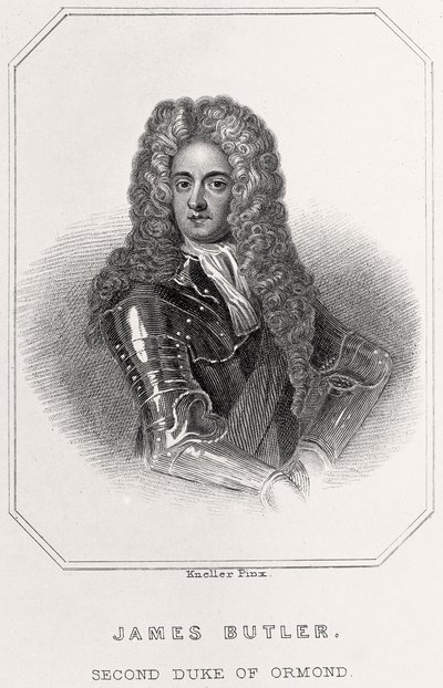 詹姆斯·巴特勒（James Butler）的肖像，奥蒙德第二公爵，1835年 作者 英语学校