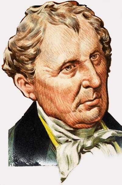 James Fenimoore Cooper的肖像 作者 英语学校
