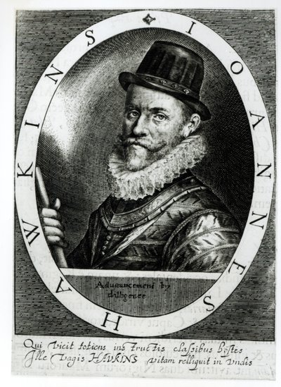 约翰霍金斯的肖像（1532-95） 作者 英语学校