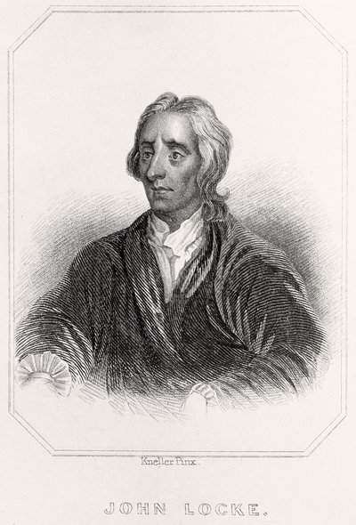约翰·洛克肖像，1835年 作者 英语学校