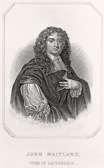 约翰·梅特兰的肖像，劳德代尔公爵，1835年 作者 英语学校