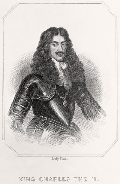 查理二世国王肖像，1835年 作者 英语学校