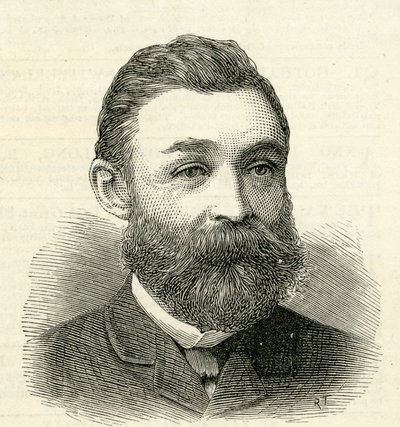 1884年Tyne改进专员秘书Mr.R.Urwin的肖像 作者 英语学校