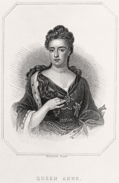 安妮女王肖像，1835年 作者 英语学校