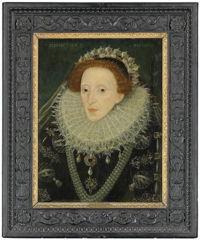 伊丽莎白一世女王肖像，约1580年 作者 英语学校
