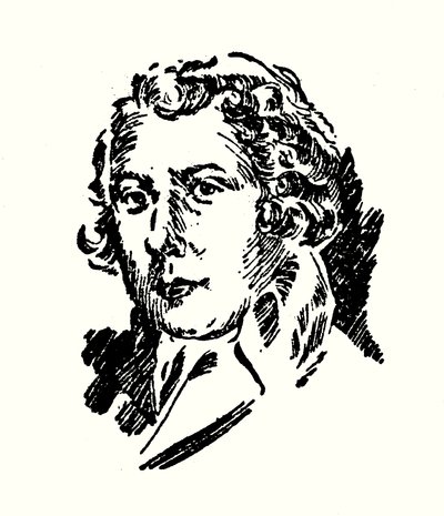 理查德-布林斯利-谢里丹肖像（石版画） 作者 英语学校
