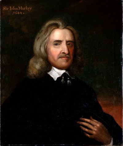 约翰马莱爵士的肖像，1644年 作者 英语学校