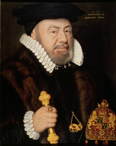 尼古拉斯·培根爵士的肖像（1509-79）1579 作者 English School