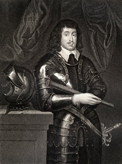 Spencer Compton的肖像（1601-43）北安普顿的第二伯爵，来自Lodges British Portraits，1823年 作者 英语学校