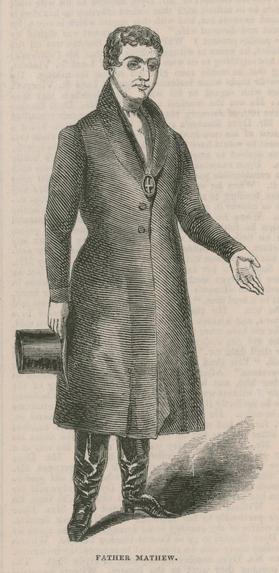 Theobald Mathew的肖像 作者 英语学校