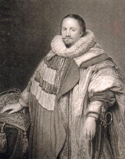托马斯-考文垂（1578-1640）的画像，来自《洛奇的英国肖像》。 作者 英语学校