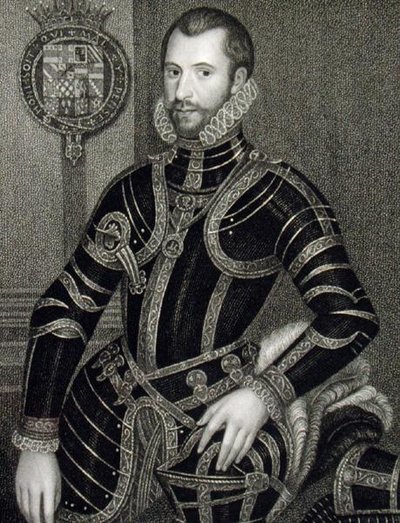 沃尔特-德维尔（1541-76）的肖像，来自《洛奇的英国肖像》。 作者 英语学校