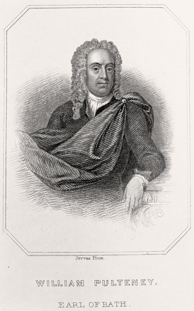 威廉·普尔特尼的肖像，巴斯伯爵，1835年 作者 英语学校