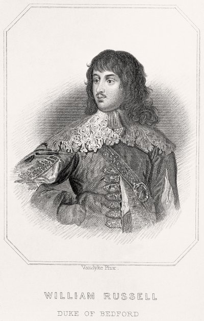 贝德福德公爵威廉·罗素的肖像，1835年 作者 英语学校