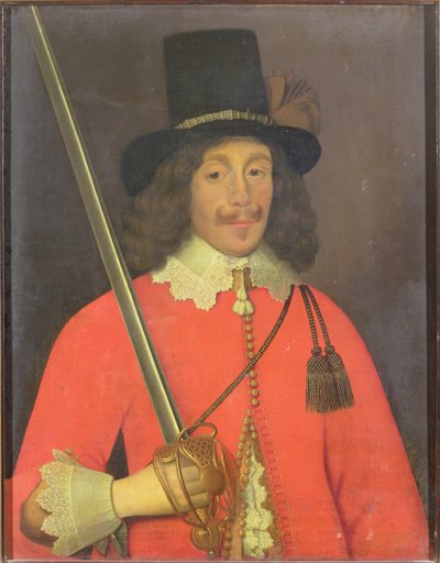 绅士肖像，约1640年 作者 英语学校