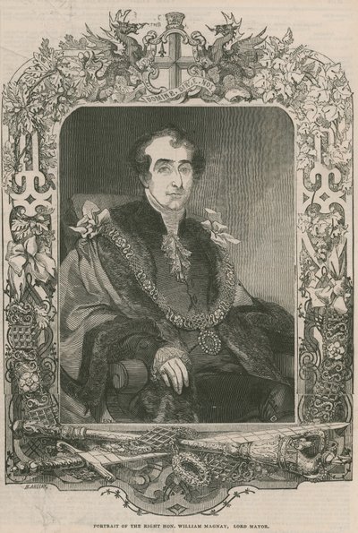 市长Lord William Magnay先生的肖像 作者 英语学校