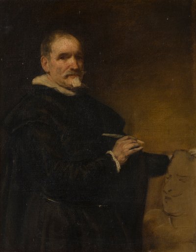 据说是阿隆索·卡诺的肖像（1601-1667，c.1800-1900（布面油画） 作者 英语学校
