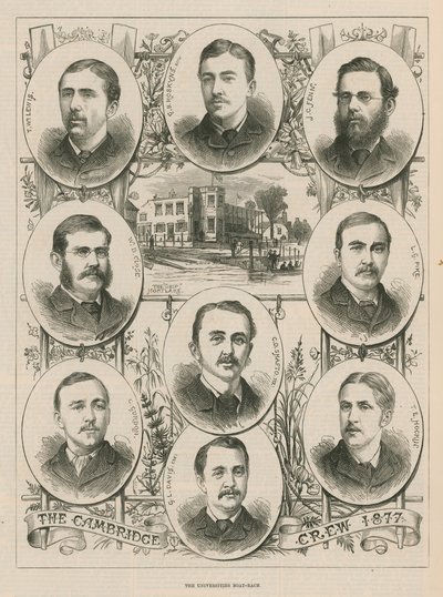 1877年剑桥船员的肖像 作者 英语学校