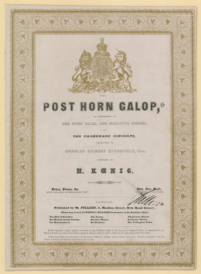 Post Horn Galop 作者 英语学校