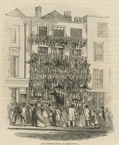 Holborn Hill的Poulterers商店 作者 英语学校
