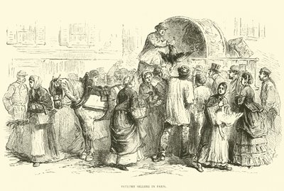 1870年10月在巴黎的家禽销售商 作者 英语学校