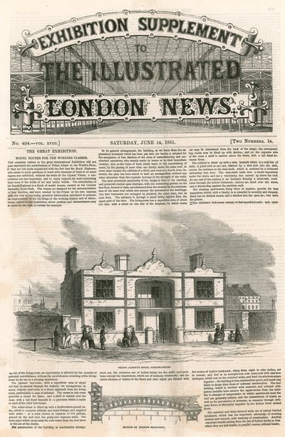 Prince Alberts Model Lodging House，Great Exhibition，1851 作者 英语学校
