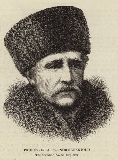 A E Nordenskiold 教授（版画） 作者 英语学校