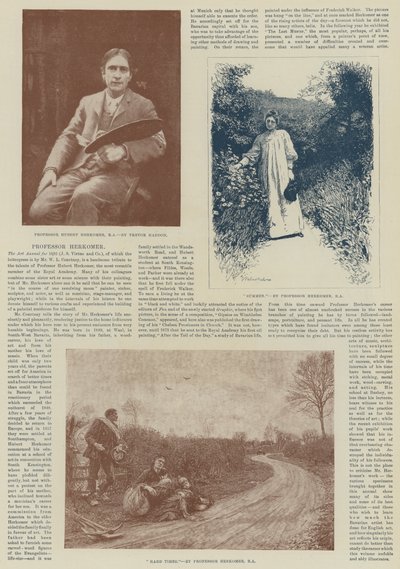 Herkomer 教授（版画） 作者 英语学校