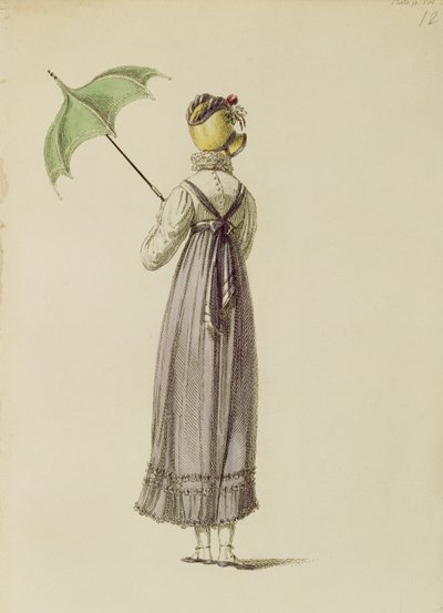 Ackermanns Repository of Arts的长廊连衣裙，时尚板块 作者 英语学校