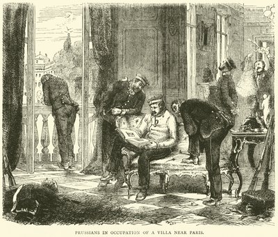 1870年10月，普鲁士占领巴黎附近的别墅 作者 英语学校