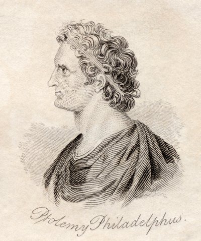 Ptolemy II Philadelphus，来自&39;Crabb&39;s Historical Dictionary&39;，于1825年出版 作者 英语学校