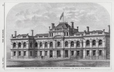 Public Baths and Washhouses for the Parish of Paddington (engraving) 作者 英语学校