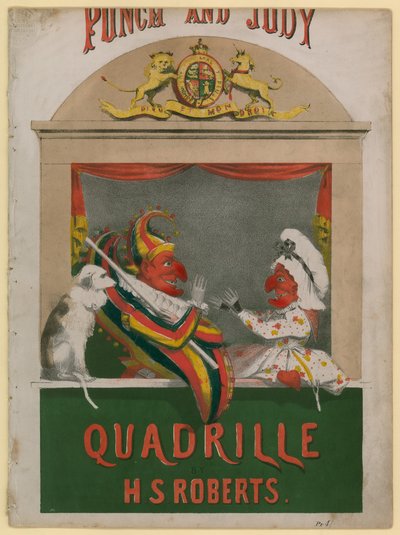 Punch和Judy Quadrille由HS Roberts 作者 英语学校