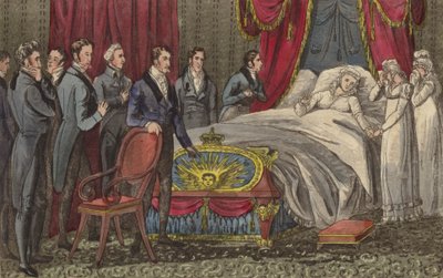 Queen Caroline on her deathbed, Brandenburg House, Hammersmith, London 作者 英语学校
