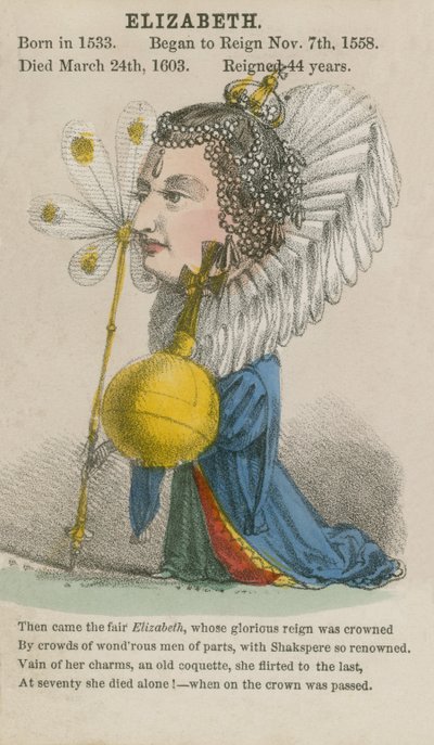 伊丽莎白女王一世（aquatint） 作者 英语学校