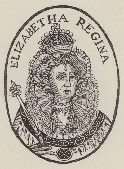 伊丽莎白一世女王（雕刻 作者 英语学校