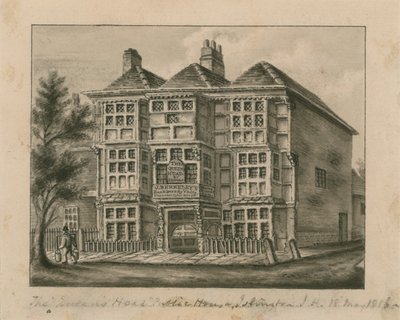 Queens Head，Islington（wc在纸上） 作者 英语学校