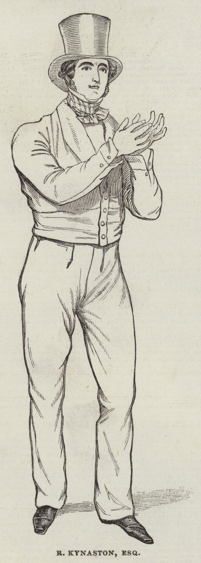 R Kynaston, Esquire (雕刻) 作者 英语学校