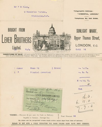 收到Lever Brothers Limited 作者 英语学校