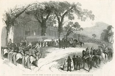 女王在1851年的大展览大展览会上的接待 作者 英语学校