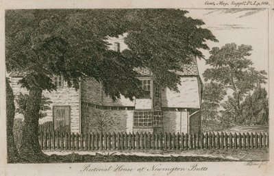 Newington Butts，Southwark，伦敦的Rectorial House 作者 英语学校