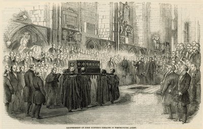 John Hunters的重建仍然留在威斯敏斯特教堂 作者 英语学校