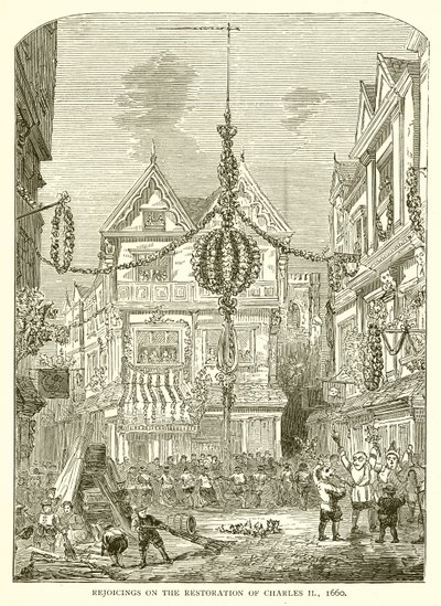 对查理二世复辟的喜爱，1660年 作者 英语学校