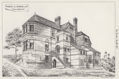肯特郡肖特兰的住宅（版画） 作者 英语学校