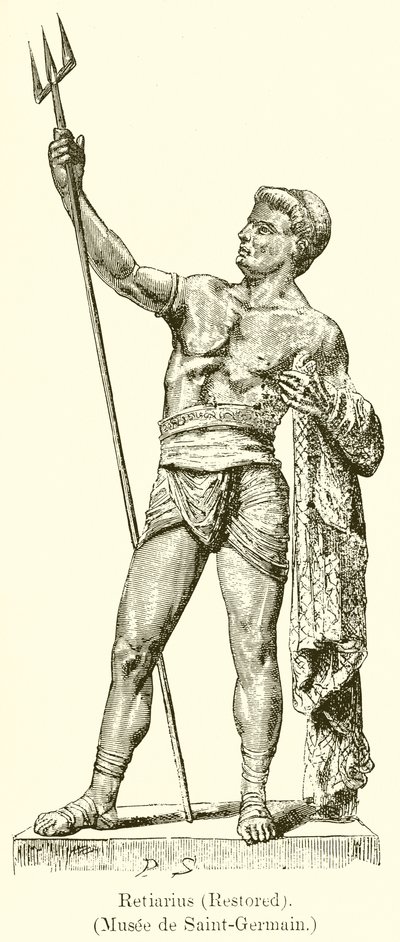 Retiarius（已恢复） （圣日耳曼博物馆） 作者 英语学校