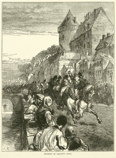 1871年1月，Chanzys军队撤退 作者 英语学校