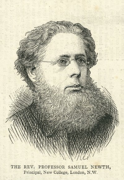 Rev Samuel Newth（1821-98），插图来自The Graphic，1875年7月10日 作者 英语学校